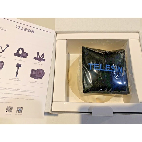 TELESIN 6'' 30M Underwater Housing Dome Port Floaty Hand Grip for GoPro Hero 8 - Picture 8 of 10